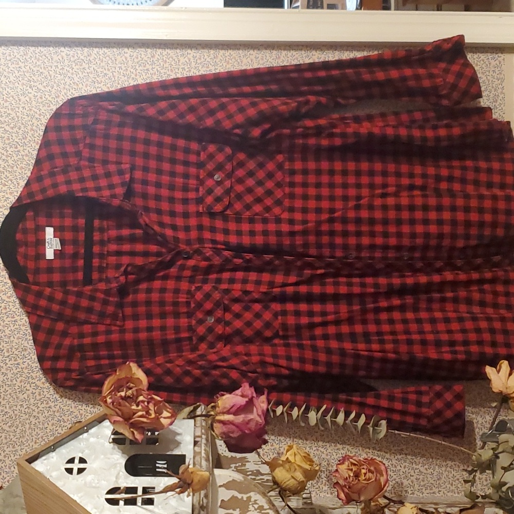 Womens Plus Flannel